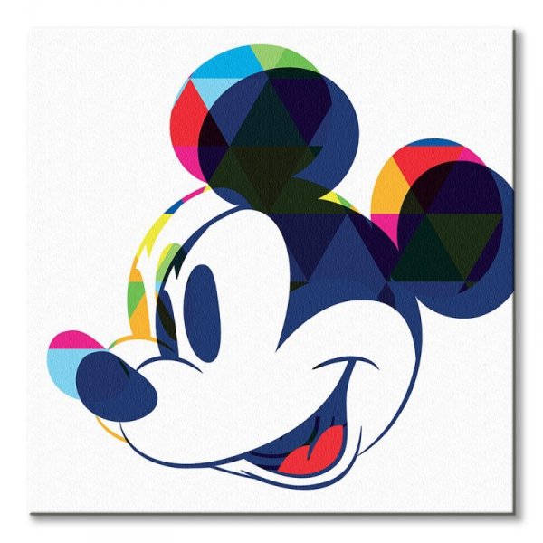 Mickey Mouse Colour Shadow - obraz na płótnie