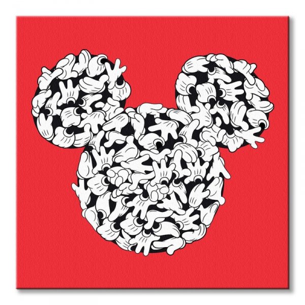 Mickey Mouse Hands - obraz na płótnie