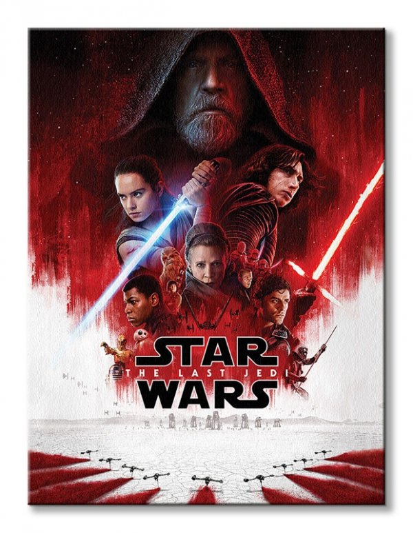 Star Wars The Last Jedi - obraz na płótnie