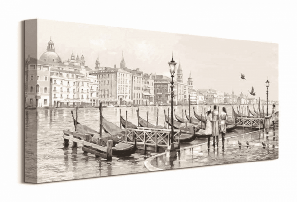 Wenecki port - obraz na płótnie