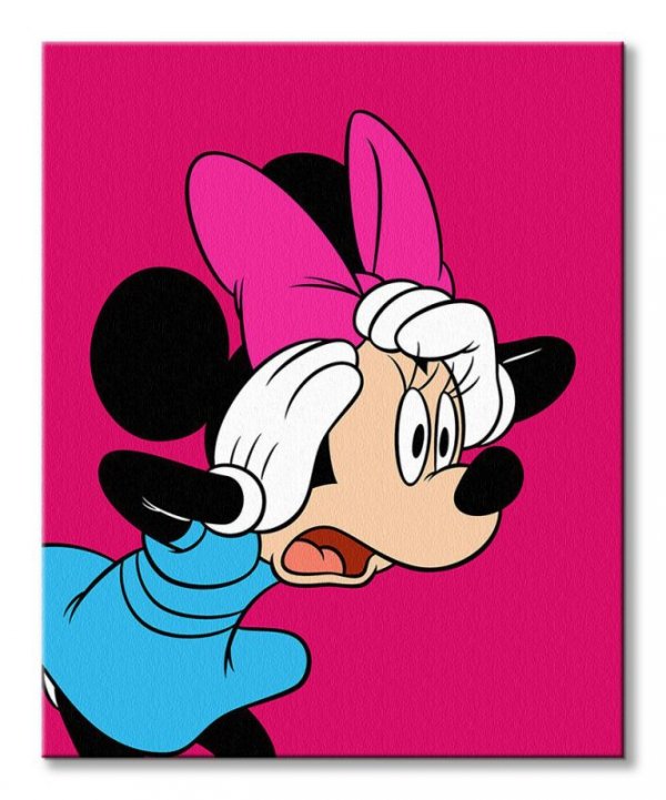 Minnie Mouse Shocked - obraz na płótnie