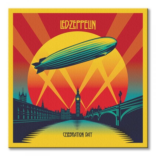 Led Zeppelin Celebration Day - obraz na płótnie