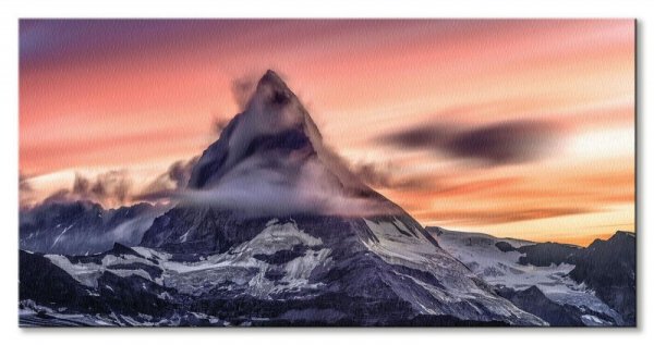 Obraz na plotnie -  ,,Matterhorn,, - 100x50 cm - Sklep internetowy - decoart24.pl