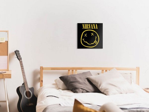Nirvana Smiley - obraz na płótnie