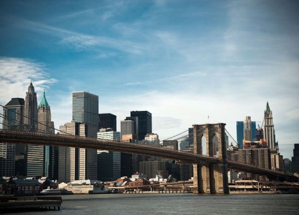 Fototapeta na ścianę - Most Brooklyn Bridge - 254x183 cm