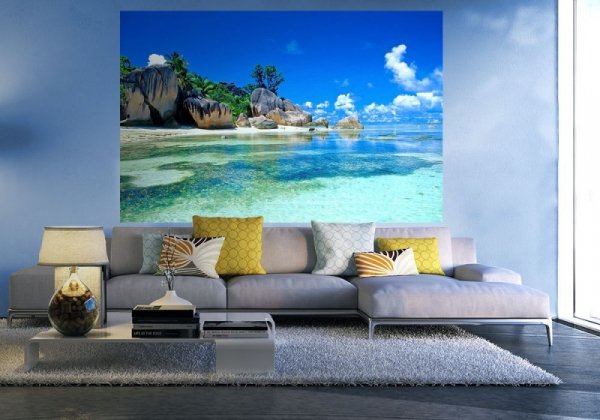 Fototapeta na ścianę - Seychelles, plaża - 175x115 cm