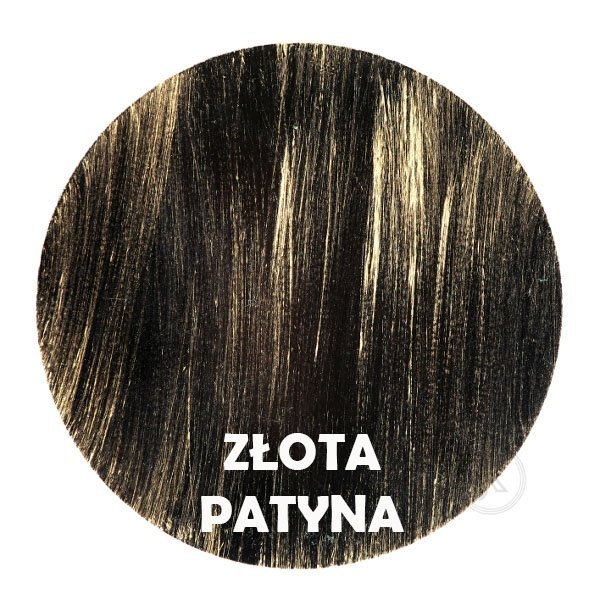 Złota patyna - Kolorystyka metalu - Kwietnik kuty - sklep decoart24.pl