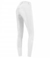 ELT MICRO SPORT HIGH WAIST Bryczesy konkursowe jeździeckie z lejem silikonowym i wysokim stanem BIAŁE