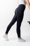 HORZE ANYA Bryczesy/Legginsy jeździeckie z wysokim stanem i pełnym lejem silikonowym