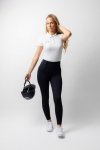 HORZE ANYA Bryczesy/Legginsy jeździeckie z wysokim stanem i pełnym lejem silikonowym