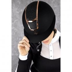 FAIR PLAY QUANTINUM WV ECLIPSE ROSEGOLD Kask jeździecki SZEROKI DASZEK Rozmiar L