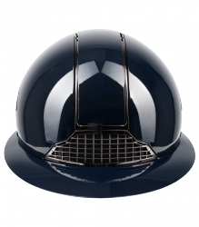 SWING H24 LADY GLOSSY Kask jeździecki regulowany z szeroki daszkiem GRANAT