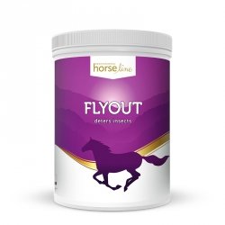 .HorseLinePRO FlyOut Preparat przeciw owadom (komarom, gzom, kleszczom) 700g
