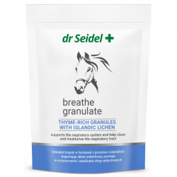 DR SEIDEL BREATHE Ziołowy granulat wspomagający układ oddechowy dla koni 1,5kg