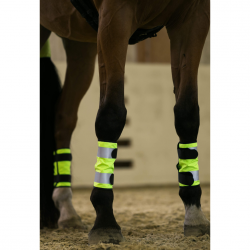 HORZE REFLECTIVE Odblaskowe paski na nogi dla konia