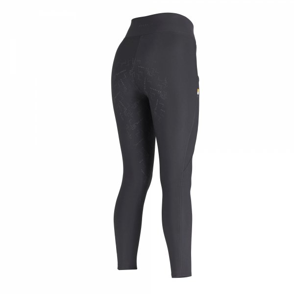 SHIRES EQUESTRIAN AUBRION OPTIMA SPORT Bryczesy/Legginsy jeździeckie z wysokim stanem i pełnym lejem silikonowym