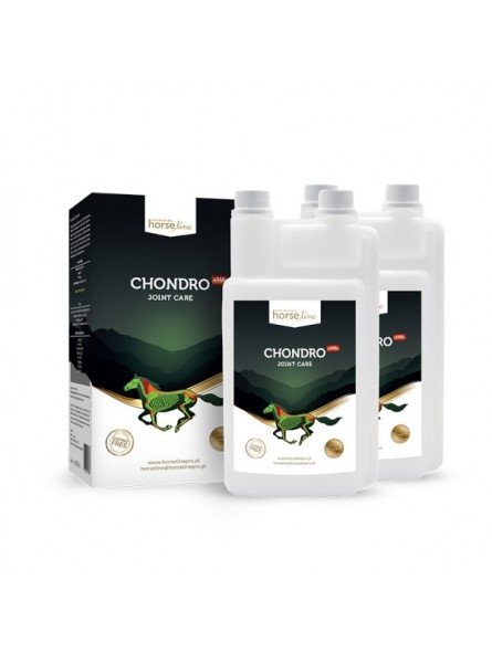 .HorseLinePRO Chondro+HA Preparat wspomagający uzupełnienie naturalnych zasobów mazi stawowej dla koni 2x1000ml
