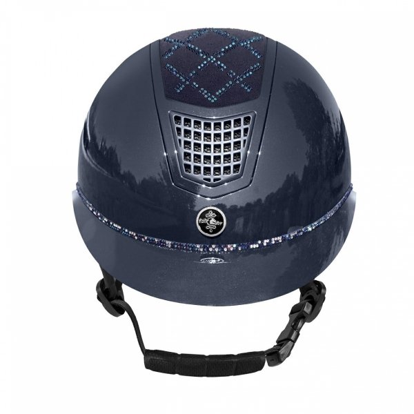 FAIR PLAY QUANTINUM WV SPOTLIGHT SHINY SILVER Kask jeździecki SZEROKI DASZEK