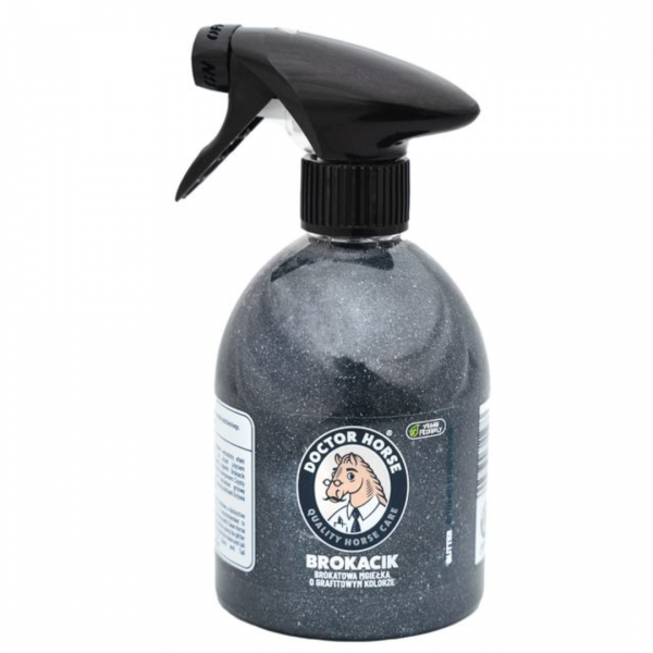 DOCTOR HORSE. BROKACIK Brokatowa mgiełka dla konia do sierści, grzywy, ogona i kopyt 500ml