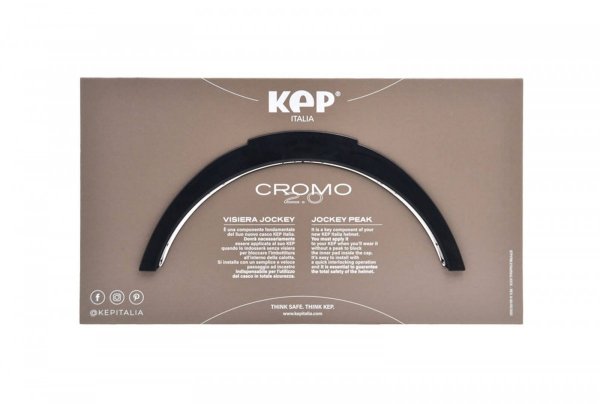 KEP ITALIA CROMO 2.0 SHINE BLACK Kask jeździecki