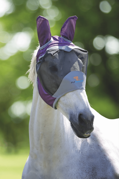 SHIRES EQUESTRIAN PRO DELUXE Maska przeciw owadom dla konia