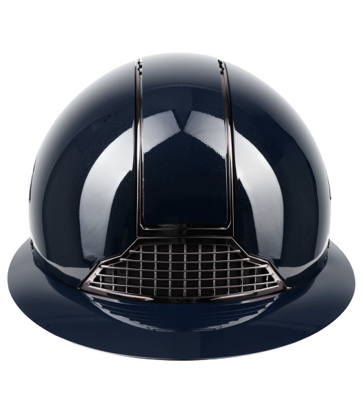 SWING H24 LADY GLOSSY Kask jeździecki regulowany z szeroki daszkiem GRANAT