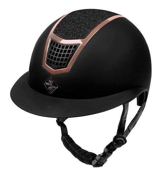 FAIR PLAY QUANTINUM WV ECLIPSE ROSEGOLD Kask jeździecki SZEROKI DASZEK