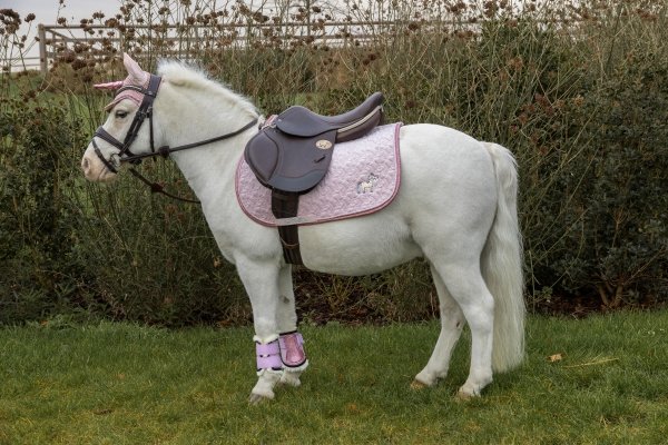 KENTUCKY UNICORN HEAD GLITTER Czaprak skokowy PONY