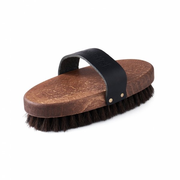HuleHest SOFT AND SHINE Miękka szczotka dla konia z naturalnego włosia