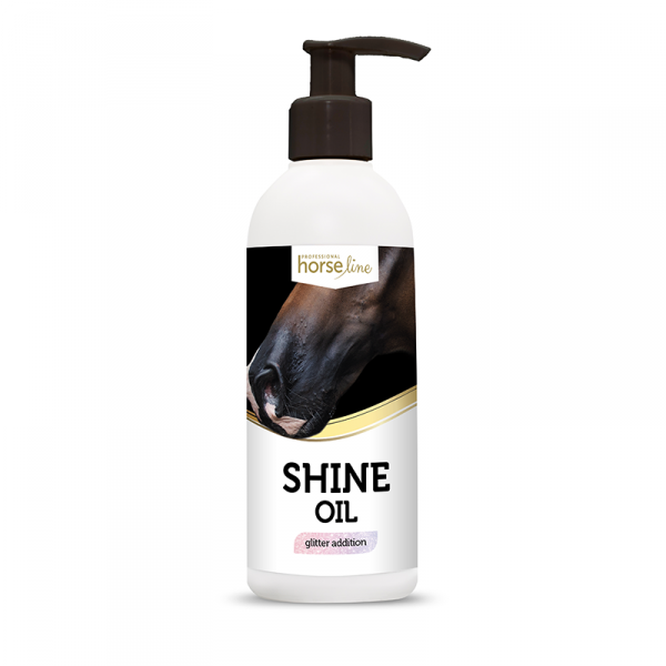 .HorseLinePRO SHINE OIL Nawilżająca oliwka z brokatem do chrap i pyska dla konia