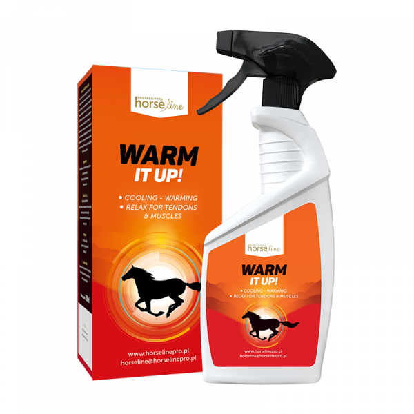 .HorseLinePRO WARM IT UP Wcierka chłodząco-rozgrzewająca odrężająca mięśnie po treningu 750ml