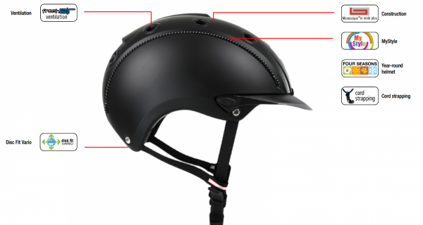 CASCO MISTRALL 1 PRIME Kask jeździecki regulowany