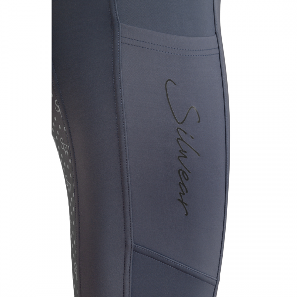 SILWEAR COMFORT PRO Legginsy jeździeckie z wysokim stanem i pełnym lejem silikonowym