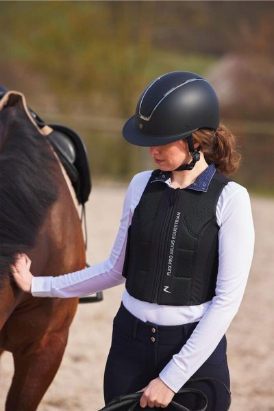 HORZE ATMOS METALLIC II Kask jeździecki regulowany