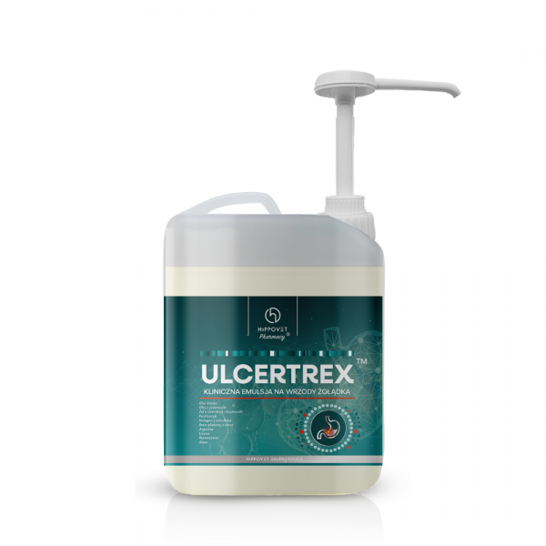 HIPPOVET PHARMACY ULCERTREX Micelarna emulsja łagodząca dla koni z wrzodami żołądka