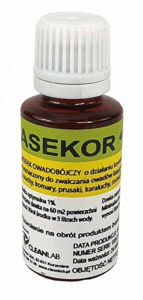 KERBL ASEKOR 400 PLUS Koncentart na owady latające i biegające 30ml