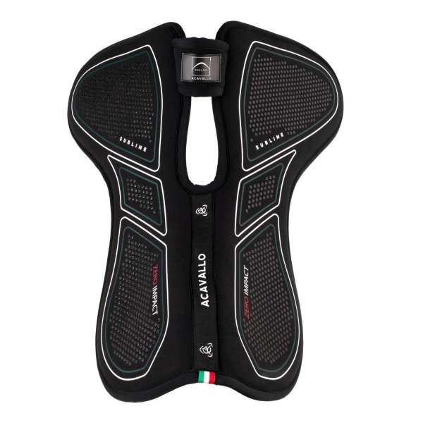 ACAVALLO SUBLIME ZERO IMPACT Podkładka pod siodło z pianką memory i wycięciem na kłąb, korygująca PRZÓD