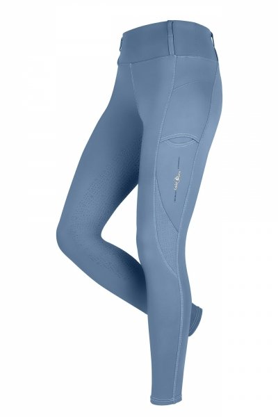 FAIR PLAY DEA  Legginsy jeździeckie z wysokim stanem i pełnym lejem silikonowym DZIECIĘCE