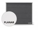 Brama RenoMatic 2500 x 2000 mm, Przetłoczenia L, Planar, kolor CH 703 Matt deluxe antracytowy z efektem metalicznym + prowadzenie Z