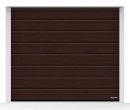 Brama LPU 42 5000 x 2000 mm, Przetłoczenia M, Decograin, Rosewood + prowadzenie N