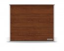 Brama RenoMatic 2500 x 2125 mm, Przetłoczenia M, Decocolor, Dark Oak + prowadzenie Z
