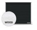 Brama RenoMatic 5000 x 2500 mm, Przetłoczenia M, Woodgrain, kolor CH 703 antracytowy z efektem metalicznym + prowadzenie N
