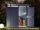 Domek ogrodowy z dachem jednospadowym „Berry” model „Modern” typ 1