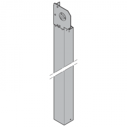 Element boczny – Strona podpory, lakierowana w kolorze RAL 7024
