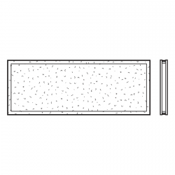 Podwójna szyba, struktura kryształkowa/struktura kryształkowa, do okna kasetonowego M (620 mm), bramy z przetłoczeniami (22 mm)
