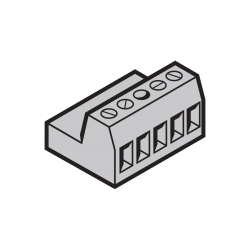 Listwa wtykowa sterowania serii 400, silnik serii 400, X90 (230 V)