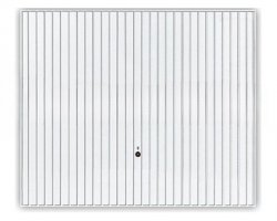 Brama uchylna N80, 2500 x 2000 mm, wzór 902, kolor RAL 9016 biały