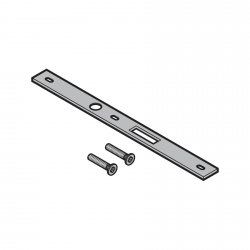 Blacha zaczepowa, 250 × 2 × 3 mm