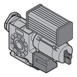 Napęd DD40.40 S6, DES, SMA, IP 65, 1N-230 W
