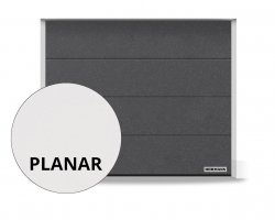 Brama RenoMatic 5000 x 2125 mm, Przetłoczenia L, Planar, kolor CH 703 Matt deluxe antracytowy z efektem metalicznym + prowadzenie N